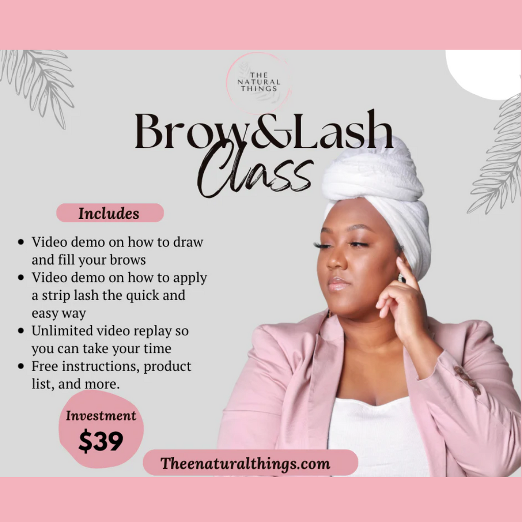 Brow &Lash Class (At home course)
